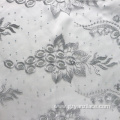 Grey Heavy Beaded Nigeria lace Fabric